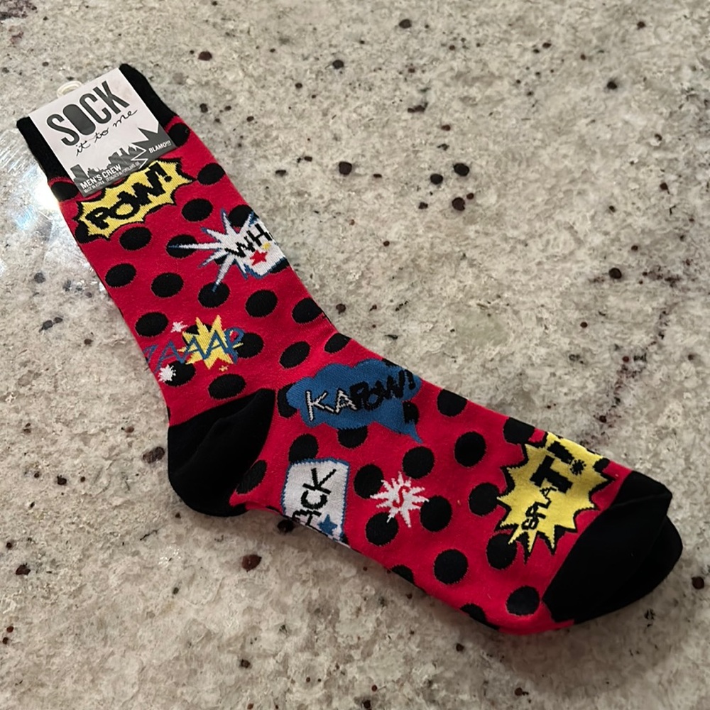 Sock It To Me Men’s Crew Dress Socks
